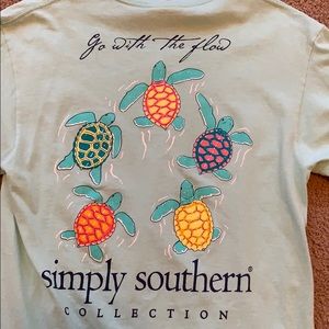 Mint green simply southern t-shirt